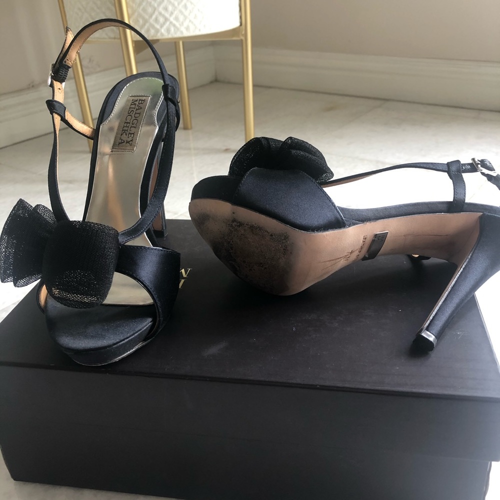 Badgley Miscka Shoes Black Xavier 7 1/2 - Picture 4 of 6